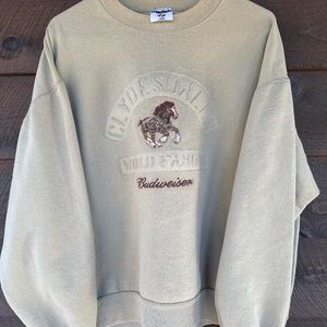 Vintage Budweiser clydesdale sweatshirt